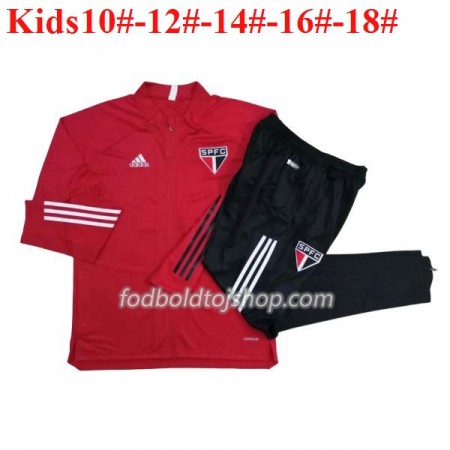 São Paulo 2020-2021 Børn Træningsjakke Dragt M001